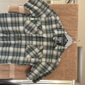 Carhartt relaxed fit button up half sleeve shirt